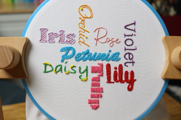 Download Creative Embroidery Lettering - Embroidery Collection