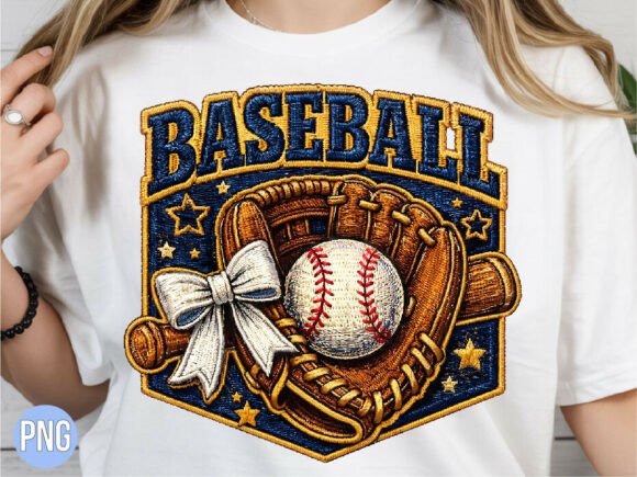 Download Baseball Glove Bat Embroidery PNG Shirt - Embroidery Collection