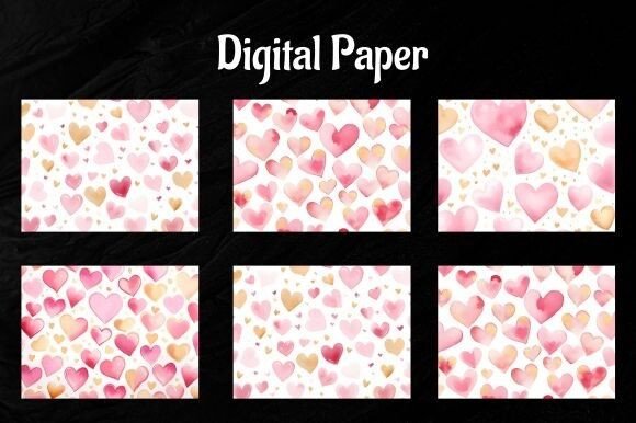 Download Valentin's Day Digital Paper - Digital Collection