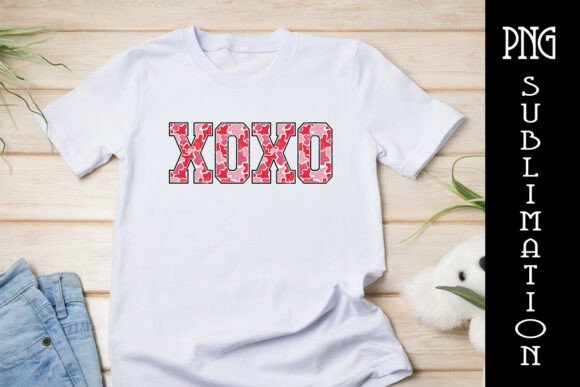 Download Camo Xoxo PNG Digital Download Valentine - Digital Collection