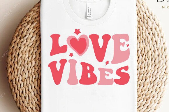 Download Love Vibes Svg, Groovy Valentine Svg - Groovy valentine svg Collection